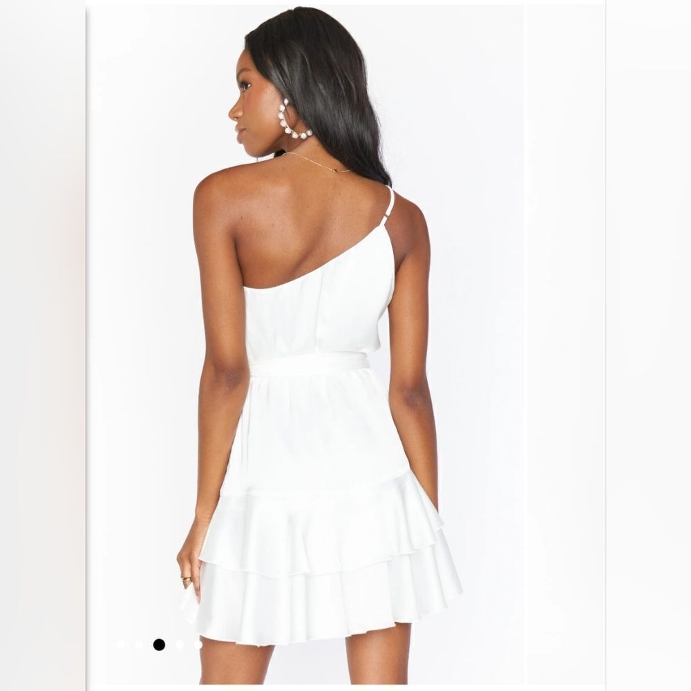Show Me Your MuMu White Ruffle Dress - Picture 2 of 10